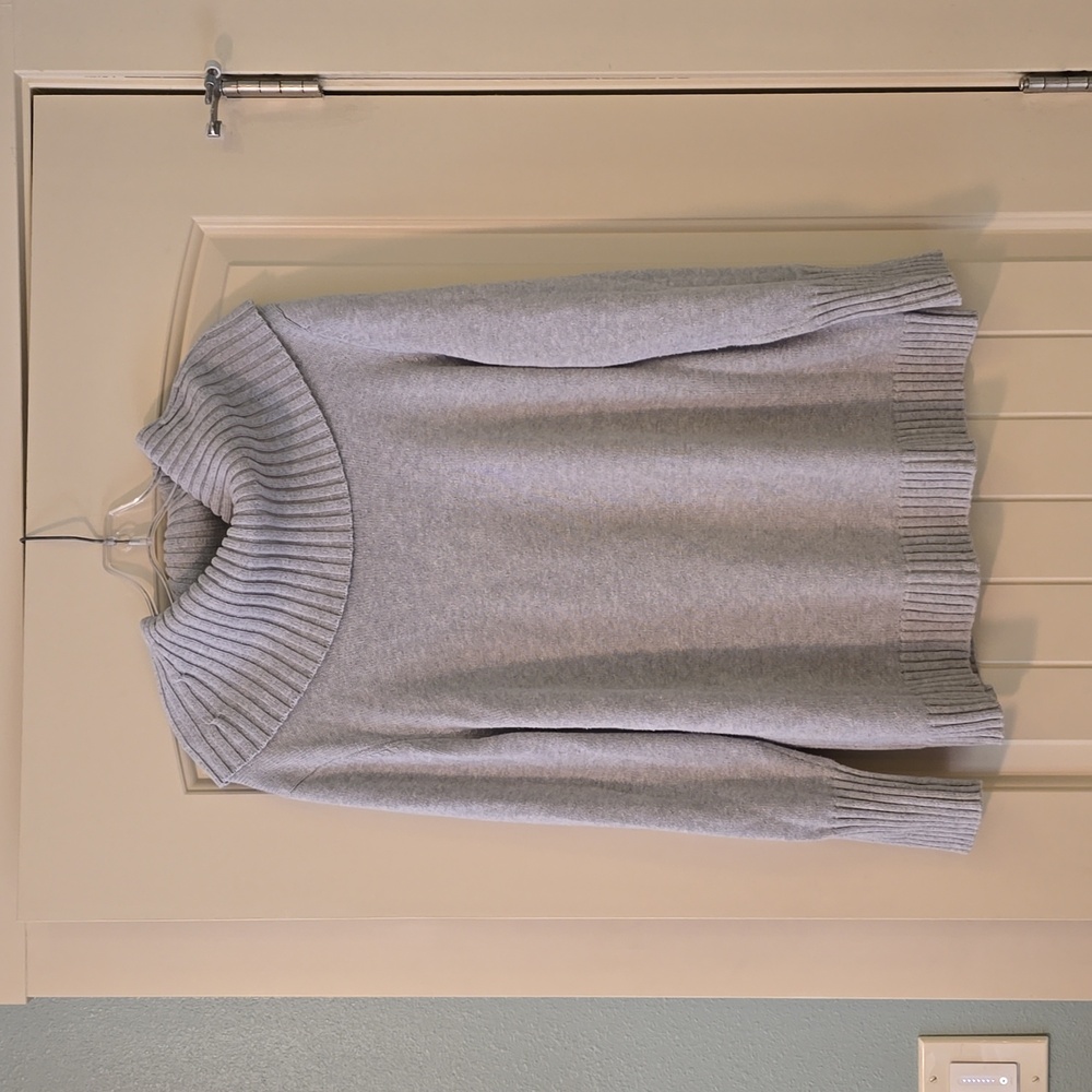 Nautica Gray Cowl Neck Sweater Size XXL